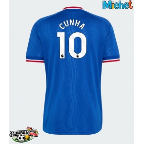 Manchester United Matheus Cunha #10 Vieraspaita 2026-27 Lyhythihainen